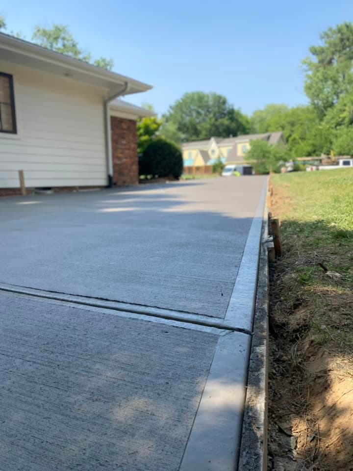 Close up of quality concrete work