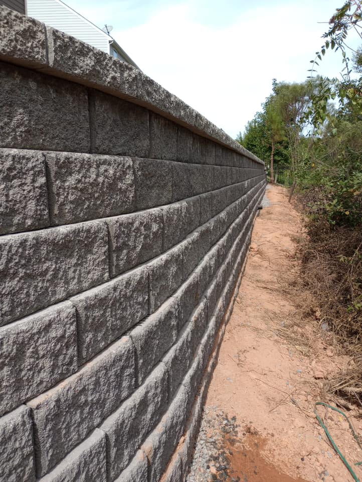 Retaining Wall Installation
